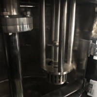 Récipient de mélange en acier inoxydable, dispersant haute vitesse, réservoir de mélange de liquide fondant avec émulsion en bas, réservoir de mélange à cisaillement élevé