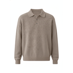 Мужской зимний дышащий свитер-пуловер с длинным рукавом, легкий вязаный джемпер, не дающий усадку, изысканный, размер XXL, шерсть/кашемир - Product Image 1