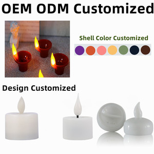 Bougie LED flottante sans flamme à <span class=keywords><strong>piles</strong></span> avec effet de flamme 3D pour le festival Diwali, décoration de la maison, cadeau - Product Image 4