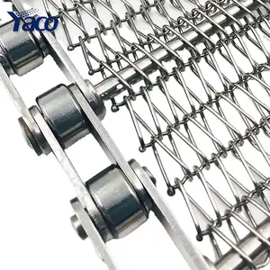 Metal Machine Full Automatic Stainless Steel 304/316 Oven Bread Wire Mesh Conveyor Belt