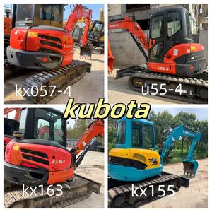 Gebruikt KX057-4 hydraulische rupsgraafmachine, 5 ton, weinig draaiuren, Japan. - Product Image 3