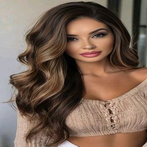 Nouvelle perruque juive de luxe en dentelle de qualité supérieure, cheveux russes, brun <span class=keywords><strong>foncé</strong></span> avec reflets <span class=keywords><strong>beige</strong></span> froid, pour femmes souffrant de perte de cheveux - Product Image 2