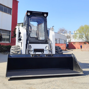 Pengiriman Gratis Mini Skid Steer <span class=keywords><strong>Wheel</strong></span> <span class=keywords><strong>Loader</strong></span> Terlaris Mesin Cummins Euro5/EPA Pompa Kawasaki Quick Hitch Front <span class=keywords><strong>Loader</strong></span> - Product Image 4