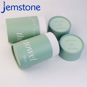 Custom Eco Friendly Clothes Round Silk Scarf Cylinder Packaging Printed Shirt Cardboard Kraft Tube Paper Tube for <b>Towel</b> - Product Image 5