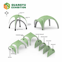 Dôme gonflable X résistant aux UV et ignifuge pour l'extérieur, gazebo portable, chapiteau pour salon professionnel, tente de course gonflable