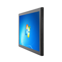 Moniteur tactile industriel capacitif résistant aux chocs et aux vibrations, format 16:9, pour machines d'ingénierie mobiles, écran LCD