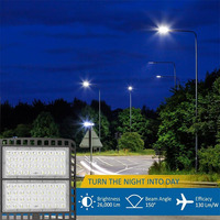 Projecteur LED d'extérieur, éclairage de zone, lampe de type shoebox, montage sur trépied, certifié ETL DLC CE RoHS, étanche IP66