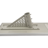 Lampadaire solaire intégré pour autoroute 250W LED 5 modules extérieur blanc IP65 étanche avec batterie