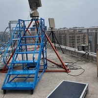 360 °   Radar de surveillance aérienne anti-drone à basse altitude, bande X, sécurité périmétrique, détecteur de drones