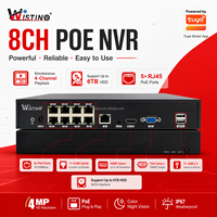 Wistino 4MP PoE IP-Kamera für Museum und Galerie Sicherheit mit Audioaufnahme Nachtsicht bis zu 30M und IR-LED-Nachtsicht