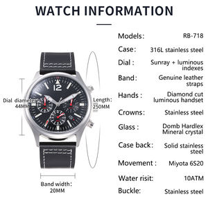 <span class=keywords><strong>Montre</strong></span> à quartz en acier inoxydable, <span class=keywords><strong>montre</strong></span>-<span class=keywords><strong>bracelet</strong></span> de luxe de grande marque pour hommes, coffret cadeau - Product Image 5