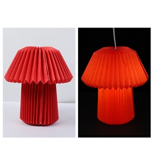 Paper <span class=keywords><strong>Origami</strong></span> Home Decor Lámpara plegable con pantalla Elegante decoración de dormitorio de Paper Crafts - Product Image 3