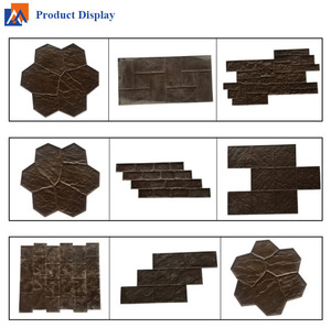 Molde de Silicona para Estampado de Patrones de Piedra en Superficies de Concreto, Material de Poliuretano, Modelo 034C, Marca Minida - Product Image 6