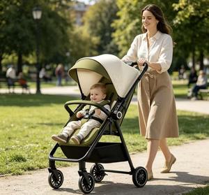 <span class=keywords><strong>Passeggino</strong></span> Pieghevole Leggero per Bambini, Carrozzina Reversibile, <span class=keywords><strong>Passeggino</strong></span> Portatile per Bambini con Posizione Seduta e Sdraiata per Viaggi all'Aperto - Product Image 1