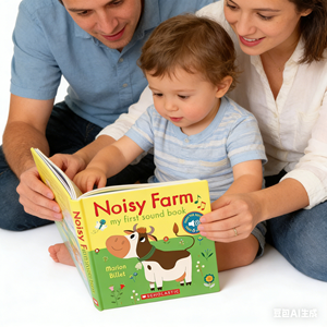 Libro de Sonidos con Tapa Dura para Niños - Certificado por CPSIA y CPC, Audiolibro de Cuentos en Inglés con Control Táctil - Product Image 5