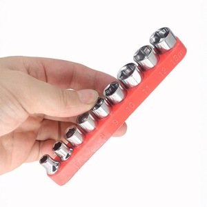 Mini <b>Ratchet</b> Wrench Kit Hex <b>Socket</b> Screwdriver Set Metric Manual Steel Diy Tool - Product Image 4