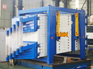 सिरेमिक रेत सिफ्टर मशीन कार्बन स्टील आयताकार स्त्री स्क्रीन वर्ग स्विंग टंबलर कंपन स्क्रीन - Product Image 2