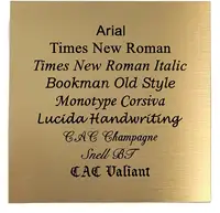 Custom Metal Engraved Brass Tag, Nameplate, Brass Plaque