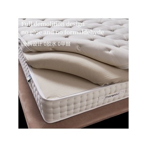 Colchón de Lana Manbaolu con Muelles para Todo el Cuerpo, Firmeza Media, Ecológico, para Cama de Hotel - Product Image 1