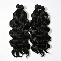 Extensions de cheveux synthétiques ondulés de qualité supérieure, 18/22 pouces, lots de mèches ondulées douces et naturelles, longues et ondulées
