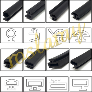 Bandes d'étanchéité en EPDM, profil de porte pliante, joints en caoutchouc, tampons, sur mesure - Product Image 2