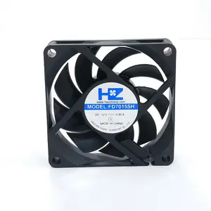 70mm 70x70x15mm 7015 high quality AC brushless axial DC CPU cooling fan