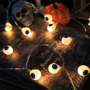 Guirlandes lumineuses d'Halloween Citrouille/Fantasme/Crâne/Œil 1,5-10m Étanche <span class=keywords><strong>4</strong></span> Modes à Piles Décoration Intérieure/Extérieure - Product Image 4