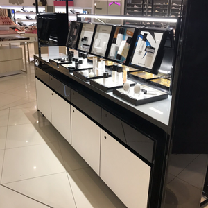 Personalized Perfume Black Style <b>Showcase</b> Design Unmatched Elegance Cosmetic Factory Supplier - Product Image 4