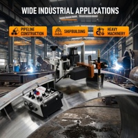 Machine de soudage automatique de tuyaux populaire en promotion, machine de soudage orbital magnétique MIG, robot de soudage de réservoirs pour grandes pipelines
