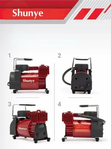 High Quality 12V <strong>Automatic</strong> Metal Single Cylinder <strong>Tire</strong> <strong>Inflator</strong> 30MM Air Pump with 150PSI <strong>Tire</strong> Compressor - Product Image 4
