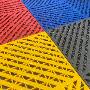 Dalles de sol modulaires antidérapantes <span class=keywords><strong>pour</strong></span> <span class=keywords><strong>garage</strong></span>, lavage de voitures et detailing, en plastique - Product Image 3
