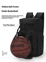 Sac à dos d'entraînement de basket-ball professionnel de grande capacité sac de sport multifonctionnel