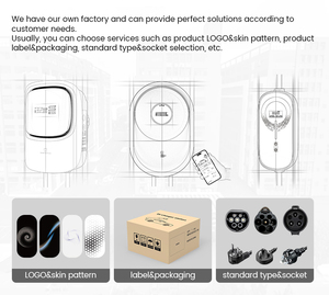 <span class=keywords><strong>Chargeur</strong></span> domestique EV <span class=keywords><strong>7</strong></span>,<span class=keywords><strong>4</strong></span> <span class=keywords><strong>kW</strong></span> RFID Type 2 UKCA, station murale AC avec norme britannique et protection contre les surtensions - Product Image 4