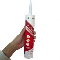 Scellant silicone neutre blanc transparent pour applications résidentielles et commerciales, pour verre, salle de bain, cuisine, toilettes, articles sanitaires