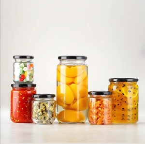 Glas-Gewürzglas mit Klammerverschluss, Glas-Honigglas mit Schöpflöffel, Kleine Glasflaschen mit Deckel - Product Image 2