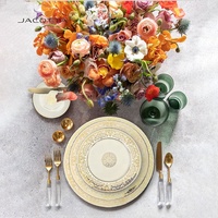 Vente en gros assiettes de vaisselle de luxe vaisselle en céramique service de table en porcelaine
