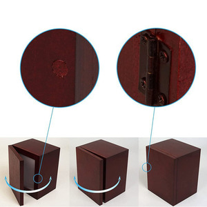 Aangepaste Houten Huisdier Urn Doos Huisdier Gedenkteken Schaduw Doos Doodskist Gepersonaliseerde Hond Kat As Urn Kleine Dieren Hout Huisdier Kist Voor Honden - Product Image 4