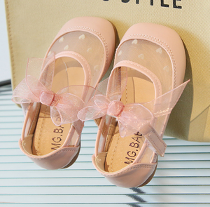 <span class=keywords><strong>Scarpe</strong></span> eleganti da ragazza 2025 primavera nuove <span class=keywords><strong>scarpe</strong></span> da <span class=keywords><strong>bambina</strong></span> in Mesh traspirante Bowknot Mary Jane principessa - Product Image 3