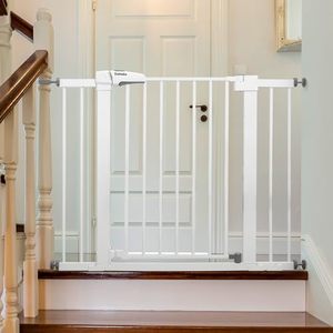 Barrière pour animaux de compagnie autoportante pour chien, <span class=keywords><strong>chat</strong></span>, bébé, barrières en bois pour animaux de compagnie pour porte, barrière pliable pour animaux de compagnie pour la maison, barrière extensible pour chien - Product Image 5