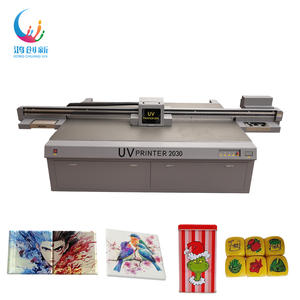 <span class=keywords><strong>Imprimante</strong></span> jet d'encre UV à plat automatique à 2 têtes modèle 2030 pour acrylique, verre, bois, artisanat, coques de téléphone, utilisation universelle - Product Image 1