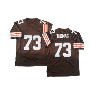 Camiseta de Rugby Estilo Vintage para Hombre, Cosida, 19 Bernie Kosar, 32 Jim <span class=keywords><strong>Brown</strong></span>, 73 <span class=keywords><strong>Joe</strong></span> Thomas, Tallas S-3XL, Envío Rápido - Product Image 6