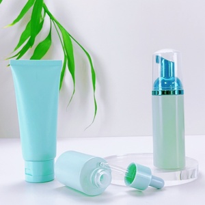 80ml Matte Blue <b>Plastic</b> Frosted Cream Soft <b>Tube</b> Facial Cleanser <b>Tube</b> Hand/face Sunscreen Lotion <b>Tube</b> Squeeze Bottle - Product Image 5