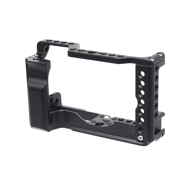Easy Hood Camera Cage for Canon EOS M6 Mark II Mirrorless Digital Camera Vlogging Video Shooting Filmmaking Rig Stabilizer
