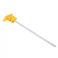 Aislante de poste de madera Offset, valla eléctrica de plástico, tornillo, gran oferta