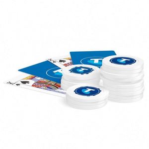 Jetons de poker en argile de taille pièce de monnaie, personnalisés, pas chers, pour cadeaux et souvenirs, et jetons de poker en argile ABS, pour ensemble de poker économique, en vente - Product Image 6