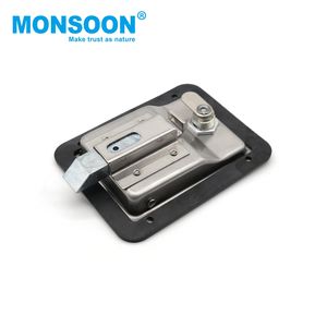 Cerradura de acero inoxidable para caja de herramientas lateral de camión, panel de caja de herramientas, cerradura de puerta cuadrada para armario exterior - Product Image 3