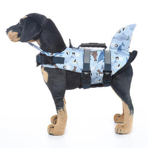 Giubbotto Salvagente per Cani XS in Poliestere Ecologico, Stampa Riflettente di Lusso, Costume da Bagno Classico a Tema Sirena per Animali Domestici - Product Image 1