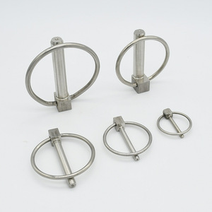 304 Stainless Steel Safety <b>Pin</b> Ring O-Ring Straight Positioning Insert Quick Connect <b>Pin</b> General Use Grade A - Product Image 3