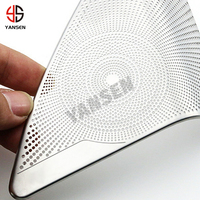 Couvercle pour haut-parleur Audio de voiture, accessoire de décoration pour Mercedes Benz W205, paquet de 2022 pièces