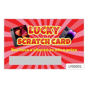 บัตรขูดรางวัลรักษ์โลกสำหรับของขวัญทางการตลาด การจับรางวัล การพิมพ์ดิจิทัล ออกแบบฟรี - Product Image 2